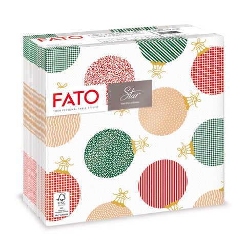Fato Star "Bubble Gold" papír szalvéta 38x38cm - 40 db
