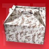 Füles tortadoboz több méretben és színben - 25 db / csomag, összehajlítható. Tortadoboz, Süteményes - tortás díszdoboz, például esküvőkre, családi eseményekre.