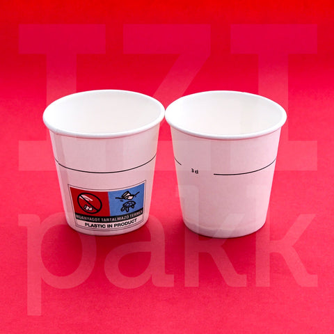 Coffee to go - 3cl kalibrált - 65ml papír pohár - 50 darab / csomag