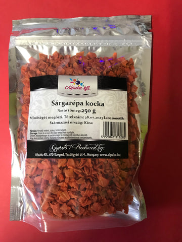 Sárgarépa kocka - kétféle kiszerelésben