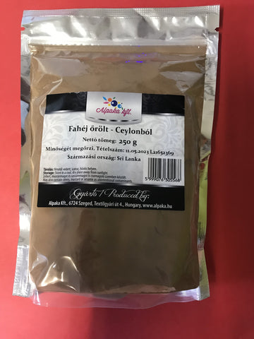 Fahéj őrölt Ceylonból - 250 g