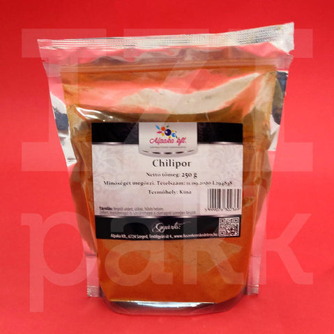 Chilipor, Chili paprika, mérsékelt csípősségű Nettó Tömeg: 250 g