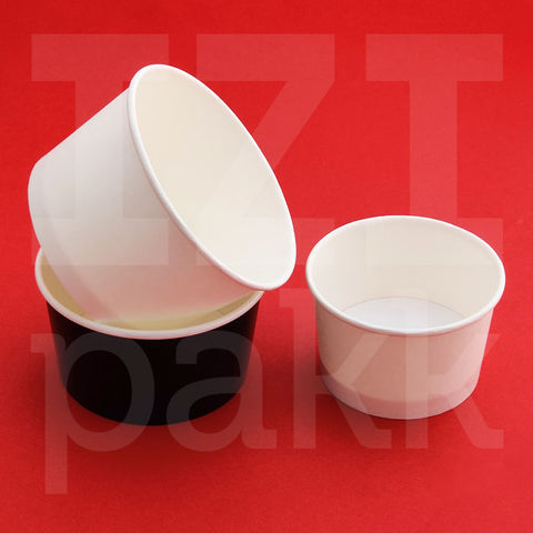 Fagyis kehely, tégely, fekete vagy fehér színben 130 ml - 200 ml - 245 ml - 25-50 db