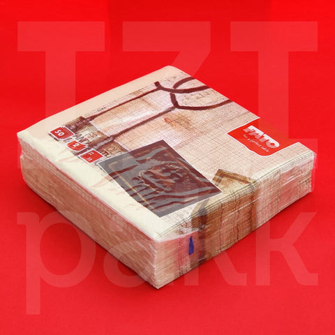 Fato "Degustation" mintás papír szalvéta 33x33 - 50 darab / csomag "Degustation" Boros
