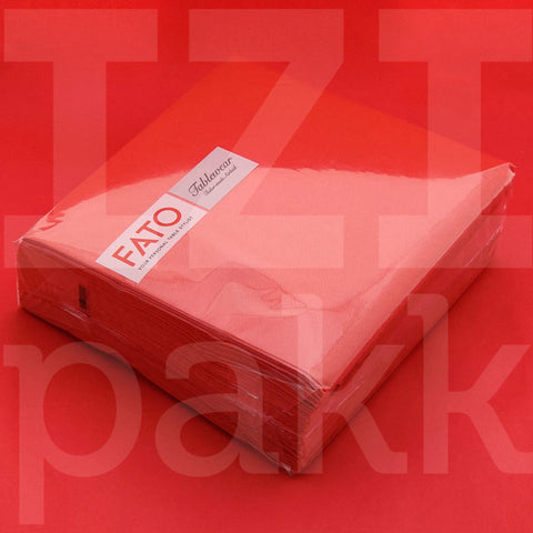 FATO Tablewear "Airlaid" éttermi szalvéta "karácsonyi", piros színben - 50 darab / csomag "Rosso Red"