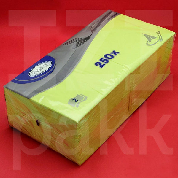 Gastro szalvéta, sok színben, 2 réteg, 33 x 33cm - 250 db