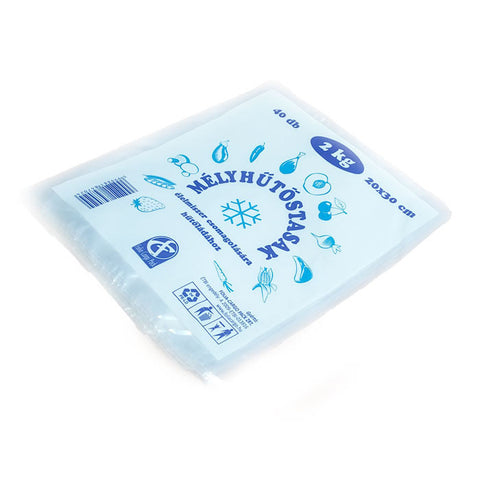 Mélyhűtős tasak, 2kg, 40 db - IZI Pakk Webshop