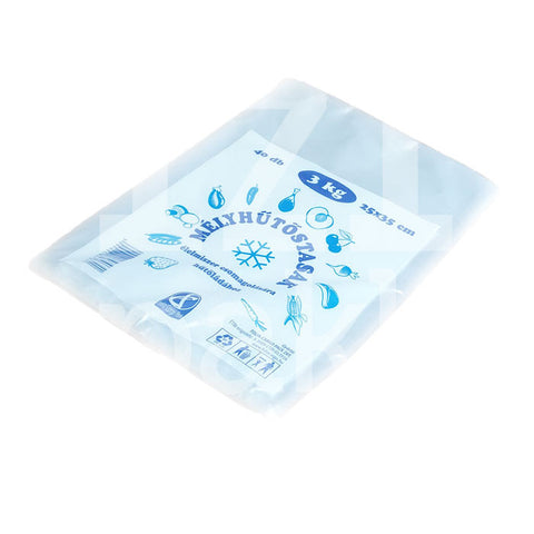 Mélyhűtős tasak, 3kg, 40 db - 1 csomag - IZI Pakk Webshop