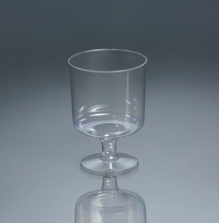 Pohár, boros, műanyag, átlátszó, "kristály" 2dl, 200ml
