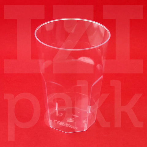 Pohár, koktélos, műanyag, víztiszta, 3dl - 30db