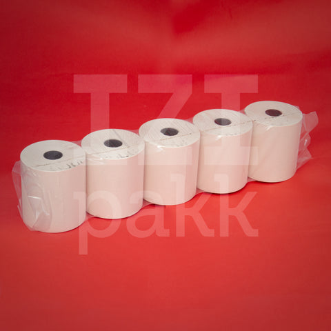 Pénztárgépszalag 75 mm / 70 mm, 2 példány, 5 cséve, nyomtatószalag