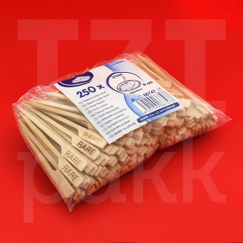 Gastro bambusz hústű, steak állapot jelző, 9 cm - 250 db