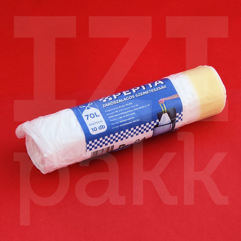 Szemeteszsák, Pepita, 70 l, 10 db