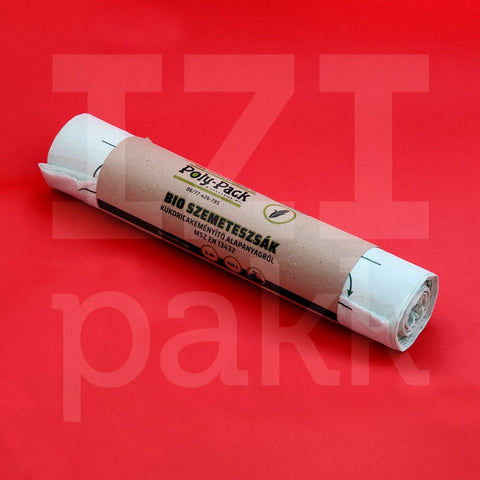 Szemeteszsák, komposztálható, kukoricakeményítős, 30, 60, 135 L, 5-10 db - 1 csomag