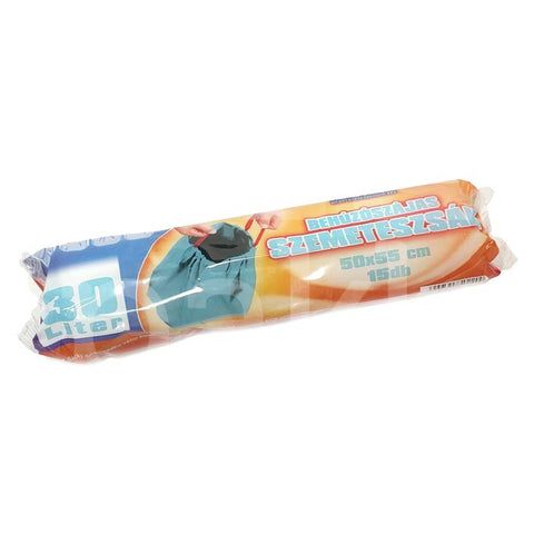 Szemetes zsák,behúzószájas, 30l, 15db - IZI Pakk