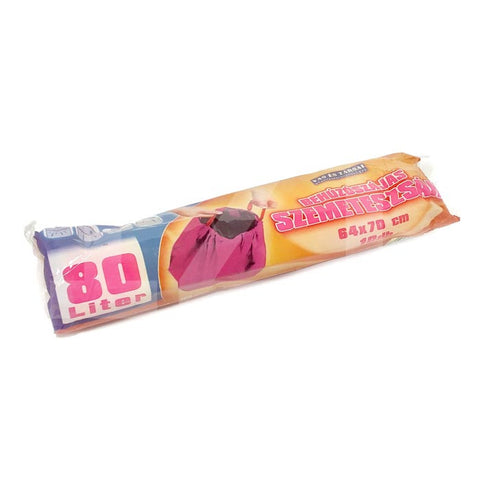 Szemetes zsák, behúzószájas, 80l, 10db - 1 csomag