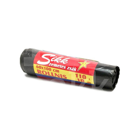 Szemetes zsák, Sikk, 110l, 10db - IZI Pakk Webáruház