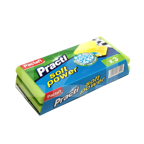 Mosogatószivacs, Practi Soft Power, Paclan - 3 db - IZI pakk