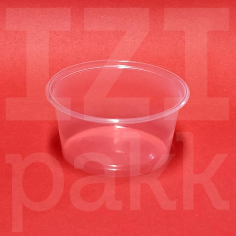 Víztiszta szószos tál, kóstoltató tálka, PP, 80 ml - 50 db