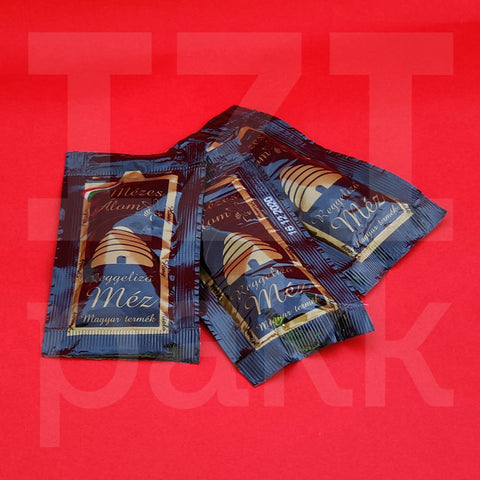 Tasakos reggelizőméz - 100 darab x 20 gramm - kartonosan elérhető, egyesével csomagolt száz darab / karton