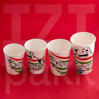 Focis papír pohár nemzeti mintás, több méretben - 25-50db / csomag