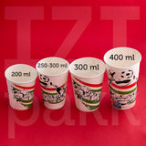 Focis papír pohár nemzeti mintás, több méretben - 25-50db / csomag