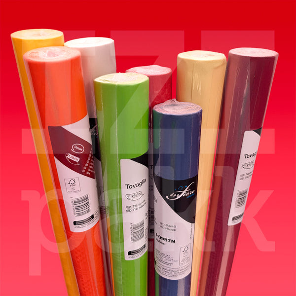 Infibra asztalterítő, Damask mintás, sok színben - 1,2 x 7 méter