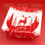 Pizza doboz, 32cm, "Merry Christmas", két féle kivitel - 100 db