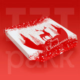 Pizza doboz, 32cm, "Merry Christmas", két féle kivitel - 100 db