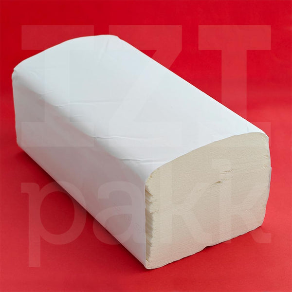 Z kéztörlő szuper fehér Katrin 2 rétegű 100% cellulóz 150 lap 230x232 mm (1 karton)