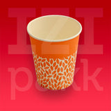 Coffee to go 250 ml-es papír pohár leveles több szín - 50 db