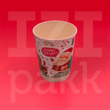 Coffee to go duplafalú Karácsonyi Mikulásos pohár két méretben