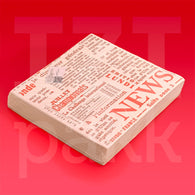 Zsírpapír, hamburger csomagoló papír, újság piros mintás - 200 db