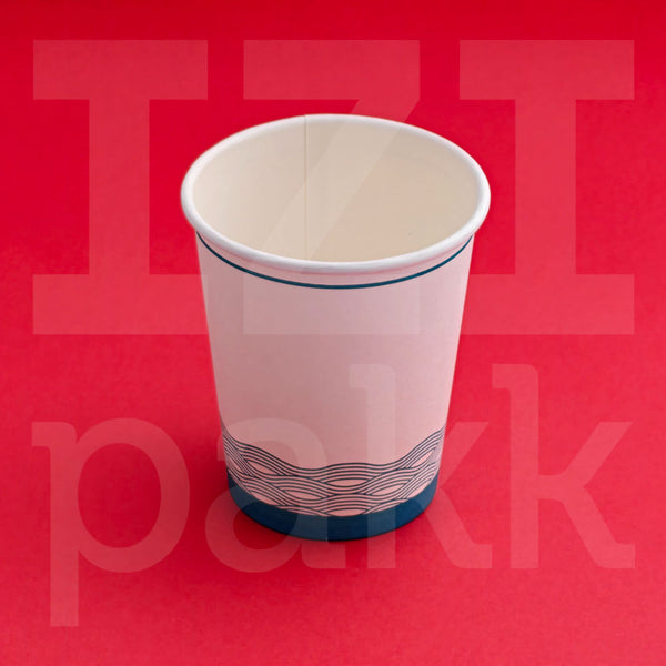 Coffee to go - tengeri hullám papír pohár - több méretben