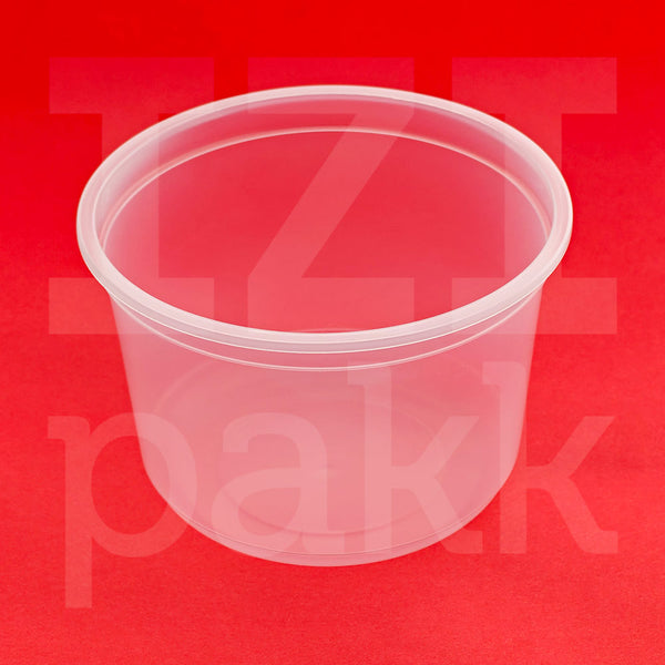 Kerek tál natúr, áttetsző, víztiszta, több méretben. Tetőzhető. 1000ml