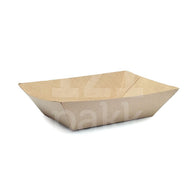 Csónak tálca - papír, barna, 800ml - IZI Pakk webáruház