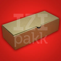 "Hot-Dog" food box, étel doboz, papír, barna kraft szín - 100 db