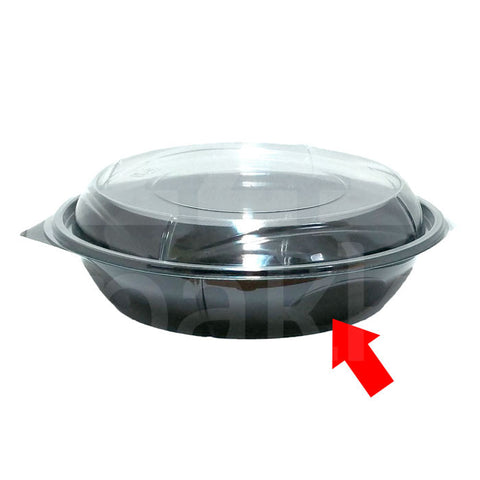 Snap-on tál, tányér, fekete - 150db - IZI Pakk Webáruház