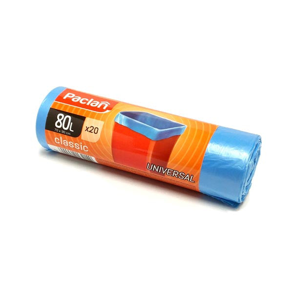 Szemetes zsák, Paclan, 80l, 20db - IZI Pakk Webáruház