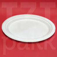 Papír tányér, lapos, fehér, Chinet - 23 cm, 50 db - IZI pakk webshop